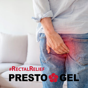 Presto Gel Hemorrhoid Treatment Liquid Soap. Soothes and calms skin irritations, redness, and discomforts in the anal area. pH 7.0